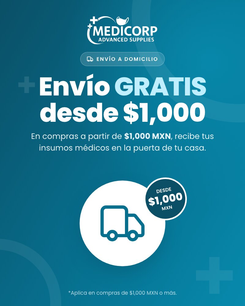 Envío gratis a domicilio en compras desde $1,000 MXN