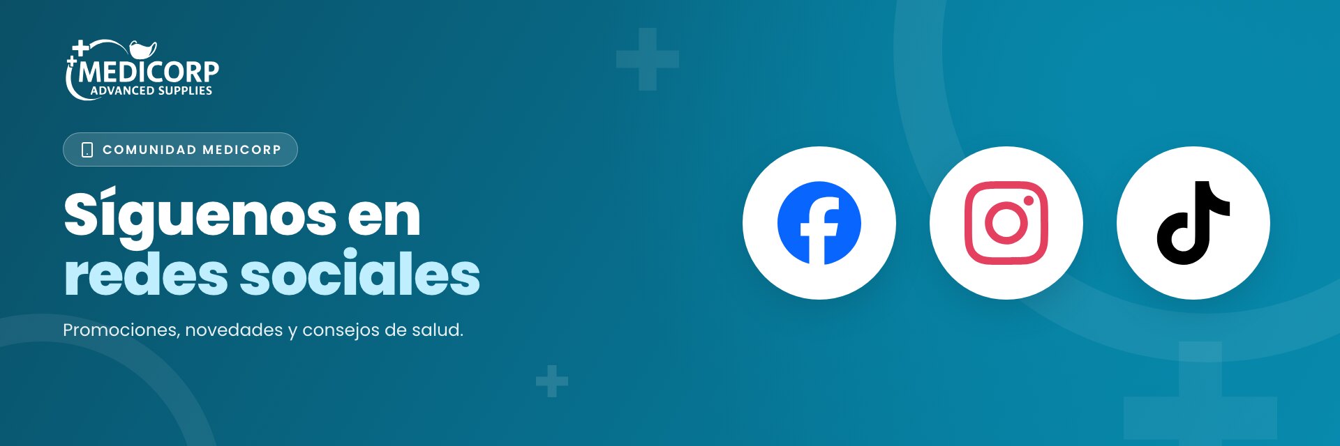 Síguenos en redes sociales: Facebook, Instagram y TikTok