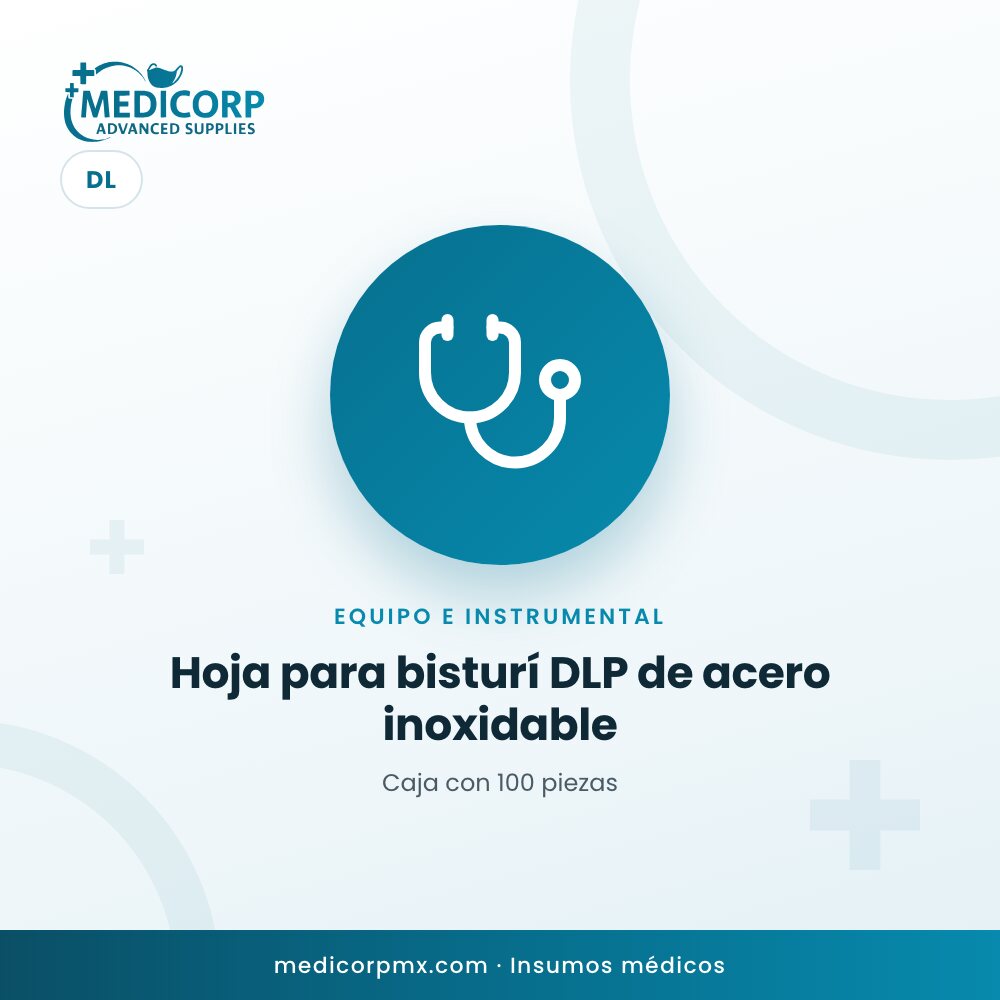 Hoja para bisturí DLP de acero inoxidable — MediCorp