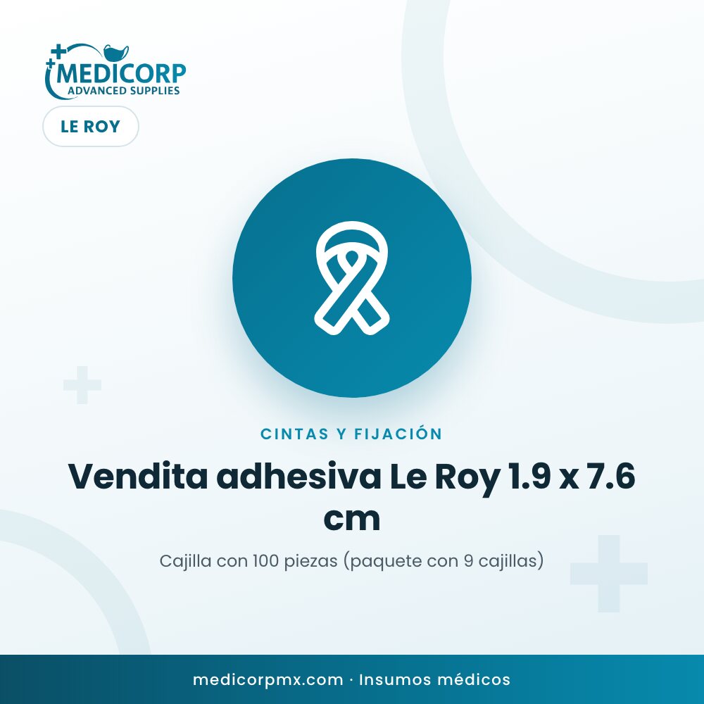 Vendita adhesiva Le Roy 1.9 x 7.6 cm — MediCorp